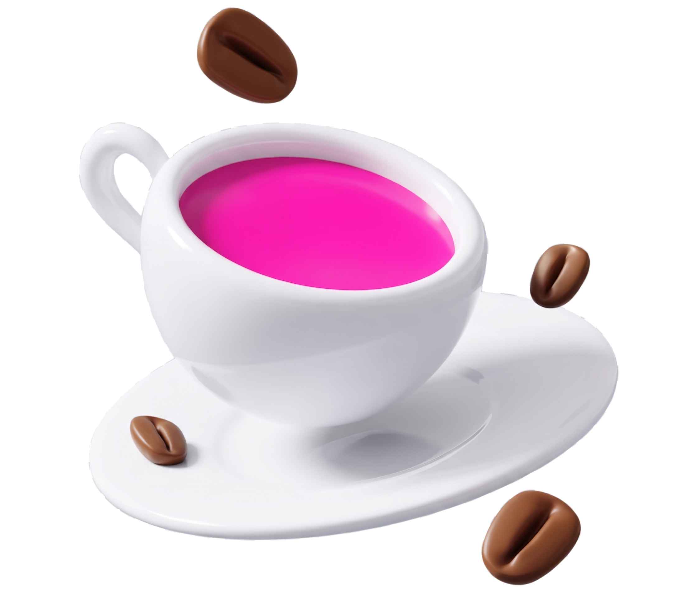 Neon coffee cup